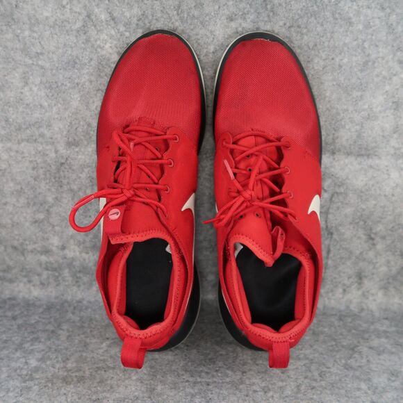 Nike Shoes Mens 14 Sneakers Athletic Roshe Two Trainers Sport Running Active Red - Picture 6 of 12